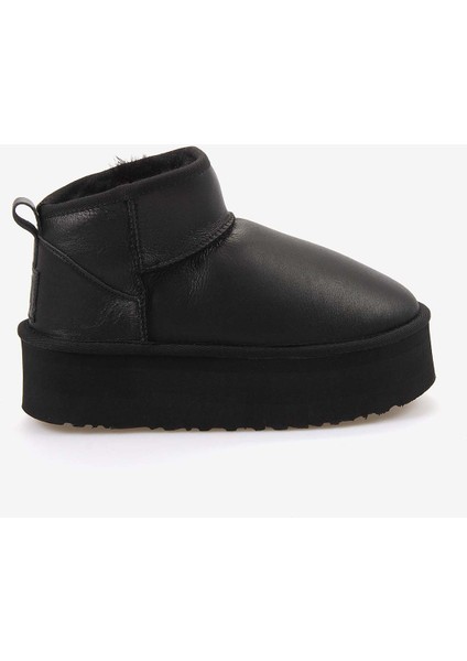 Kürklü Süet Deri Kadın Topuklu Bot 2301