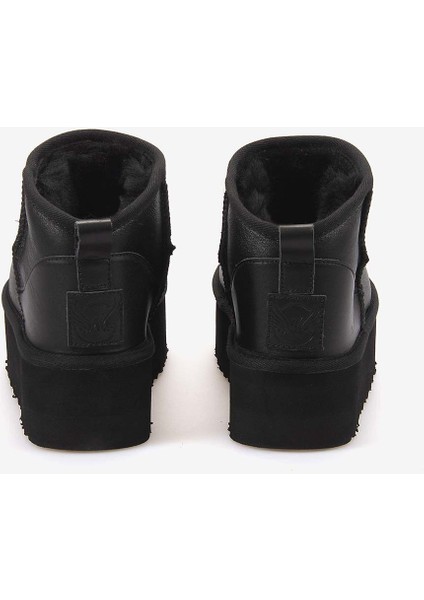 Kürklü Süet Deri Kadın Topuklu Bot 2301 fırsatları