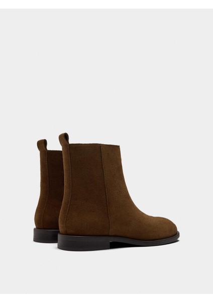 Kısa Topuklu Deri Bot indirimleri