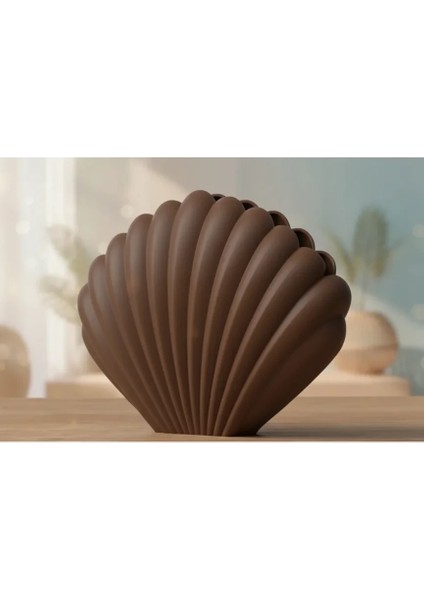 Deniz Kabuğu Tasarımlı Vazo / Modern Dekoratif Saksı modelleri