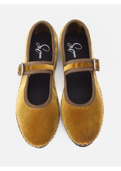 Alicia Yağ Yeşili Kadın Düz Balerin Ayakkabı fırsatları