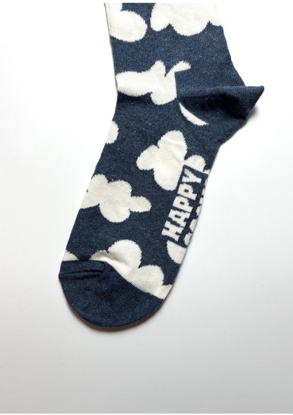 Bulut Desenli Pamuklu Çorap modelleri