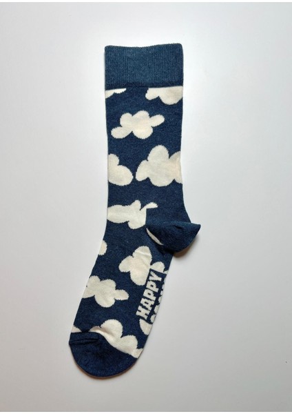 Bulut Desenli Pamuklu Çorap fırsatları