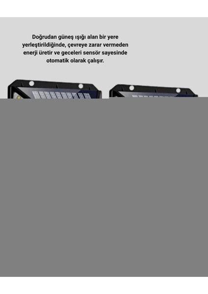 Güneş Enerjili Aydınlatma 100 LED Sensörlü Solar Dış Mekan Lamba fırsatları
