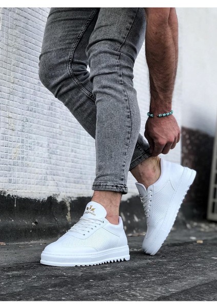 WG022 Beyaz Erkek Casual Ayakkabı modelleri