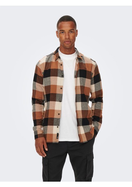 Onsgudmund Ls 3t Check Shırt Noos Erkek Gri Uk Gömlek - 22020301 modelleri