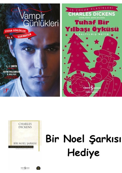 Vampir Günlükleri - Stefan Günlükleri Vol. 4 Karındeşen + Tuhaf Bir Yılbaşı Öyküsü + Bir Noel Şarkısı