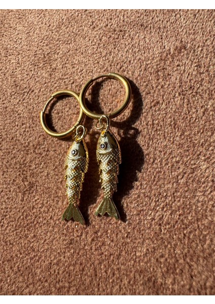 Balık Figürlü Küpe