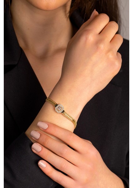 14 Ayar Altın Örgü Baget Bileklik fiyatları