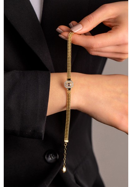 14 Ayar Altın Örgü Baget Bileklik fırsatları