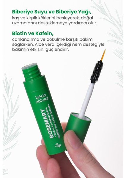 Biberiye Suyu Saç Toniği & Biberiye Yağı Kaş ve Kirpik Serum %100 Doğal fiyatları