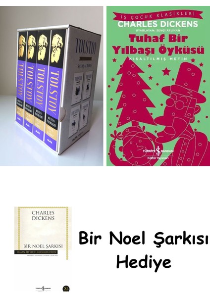 Savaş ve Barış 1-2-3-4 (Özel Kutulu) + Tuhaf Bir Yılbaşı Öyküsü + Bir Noel Şarkısı
