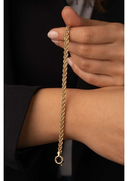 Altın Burgu Çift Sıra Bileklik