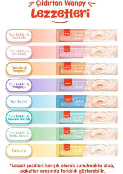 Ödül Seti: Krema Kedi Ödül Maması 60LI + 15LI Karışık Lolipop + 2li Çorba + 2li Pouch + 1 Yaş Mama