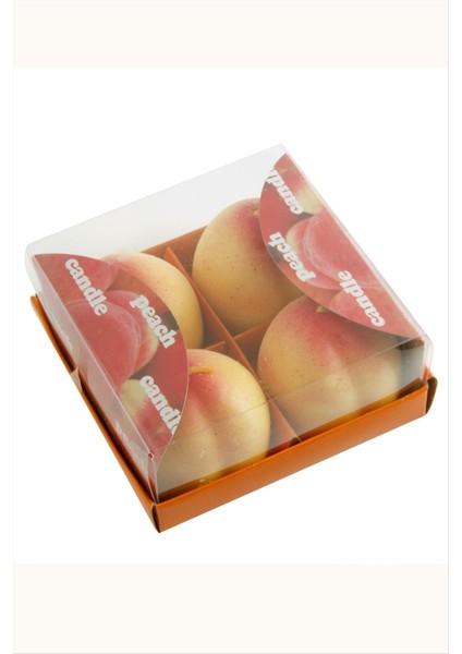 Şeftali Mum 4 Adet fiyatları