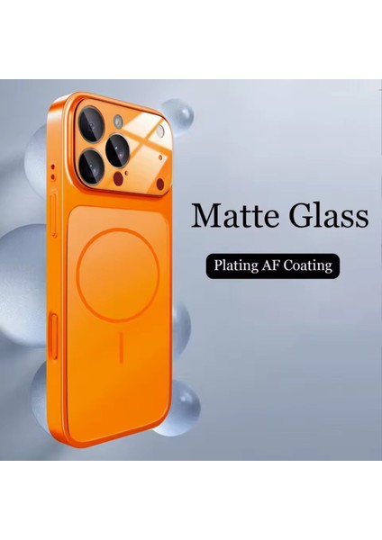 iPhone 14 Pro Uyumlu 17 Pro Max Görünümüne Çeviren Magsafe Özellikli Glass Telefon Kılıfı fiyatları