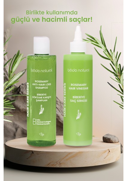 Biberiye Saç Dökülmesi Karşıtı Bakım Şampuanı & Biberiye Saç Sirkesi indirimleri