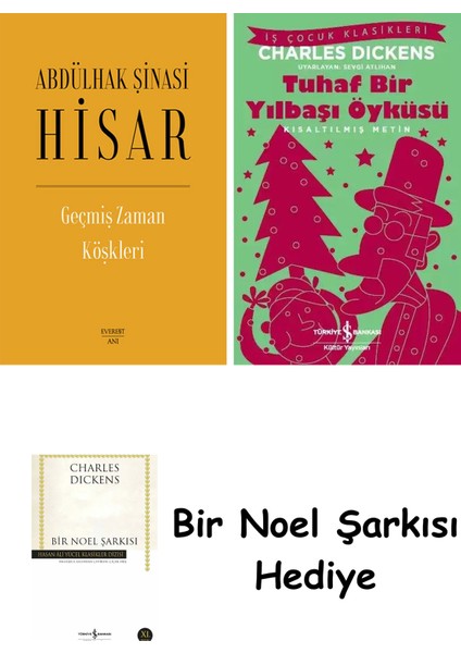 Geçmiş Zaman Köşkleri (Ciltli) + Tuhaf Bir Yılbaşı Öyküsü + Bir Noel Şarkısı