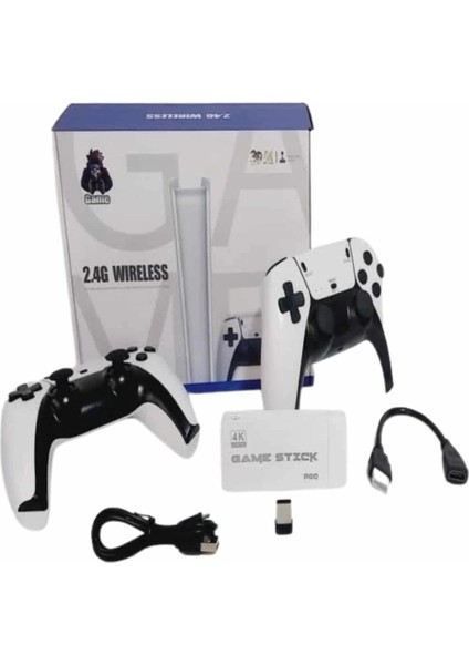 Game Stick 4K Retro Çift Kollu Atari Oyunlari +20000 Oyunlu Konsol Nostalji modelleri