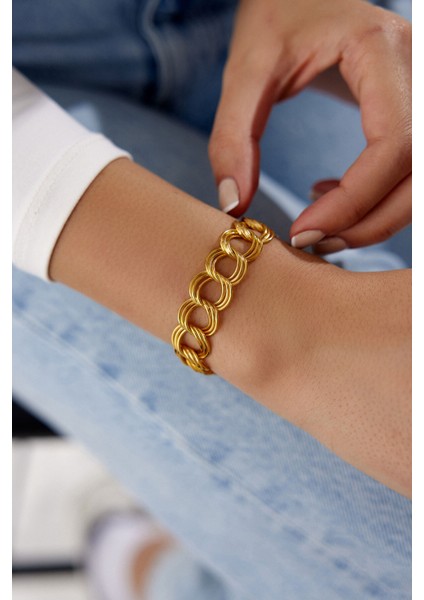 14 Ayar Altın Samanyolu Bileklik