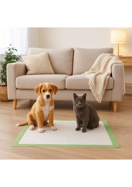 Hijyenik Tuvalet Eğitim Pedi 60X90 cm – Süper Emici Köpek & Kedi Eğitim Pedi (30 Adet fırsatları