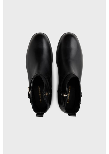 Hakiki Deri Tokalı Fermuarlı Bot Bayan Bot FW0FW08781 Bds indirimleri