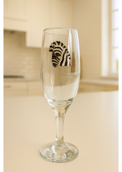 Zebralı Kahve Yanı Bardağı