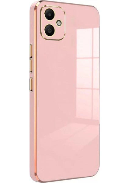 Samsung Galaxy A05 Kılıf Volet Silikon - Pembe