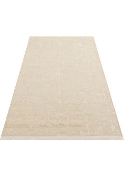 Liza Kilim Liz 02 Beige Yumuşak Tuşeli Çamaşır Makinesinde Yıkanabilen Kaymaz Tabanlı Şık Kilim fırsatları