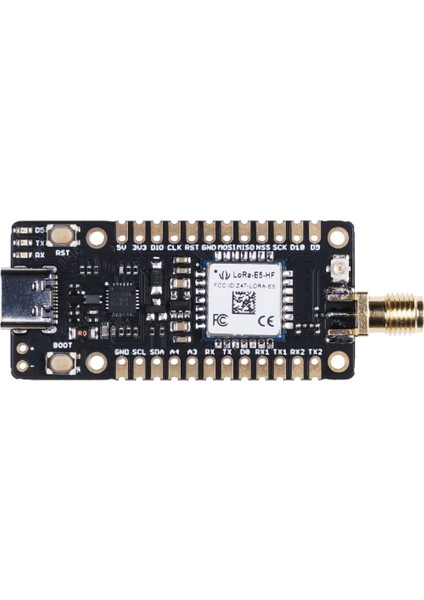 Lora-E5 Mini (STM32WLE5JC) Geliştirme Kartı - (Lorawan Protokolü ve Dünya Çapında Frekans Desteği)