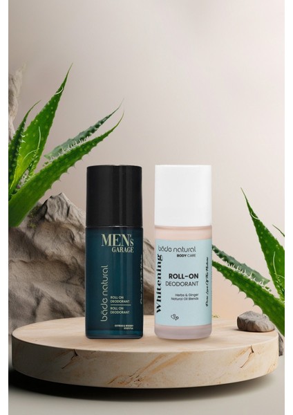 Doğal Beyazlatıcı Roll On & Men's Garage Roll On %100 Doğal indirimleri