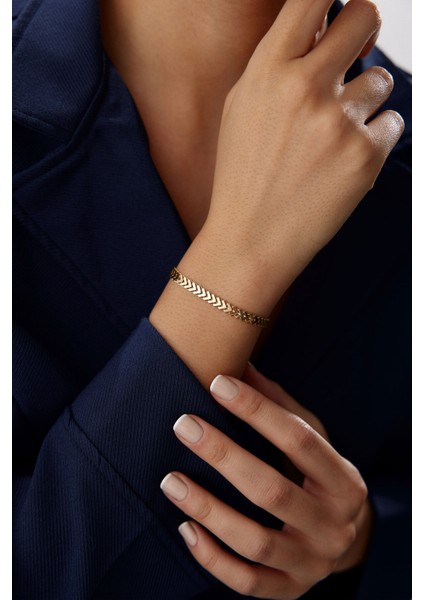 14 Ayar Altın Tesora Bileklik