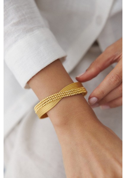 14 Ayar Altın Italyan Dorika Kalze Bileklik modelleri