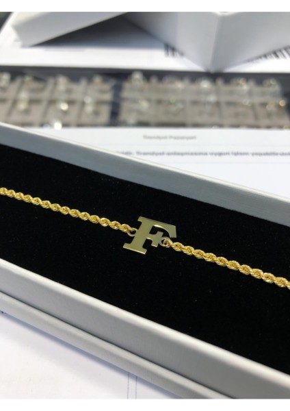 Altın Halat Harf Bileklik fiyatları