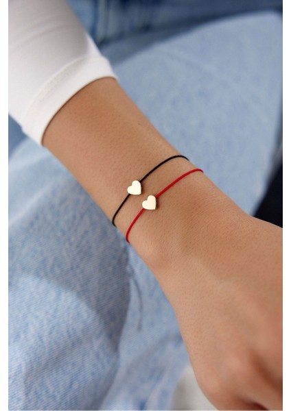 14 Ayar Altın Ipli Kalp Bileklik fiyatları