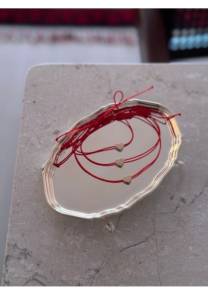 14 Ayar Altın Ipli Kalp Bileklik indirimleri