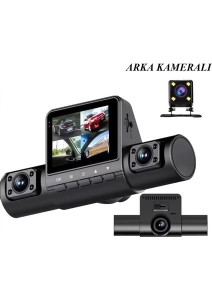 4 Kamera 1080P Hd Araç Içi Kamera Ön Arka Yan Sağ-Sol Açılar Kayıt Cihazı 32GB Hafıza Kartı Takılabilir fiyatları