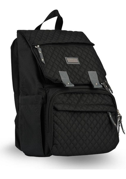 Arya Anne Bebek Bakım Sırt Çantası Siyah