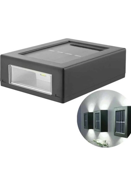 Solar Lamba Dekoratif Aplik Su Geçirmez LED Işıklı Duvar Lambası indirimleri