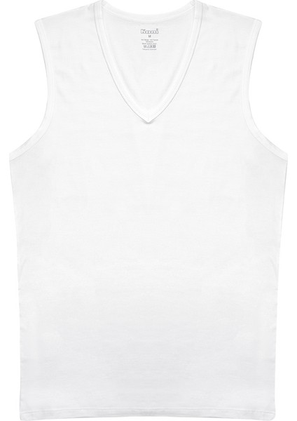 Barny Erkek V Yakalı Sıfır Kol Pamuklu 2'li Atlet Set fırsatları