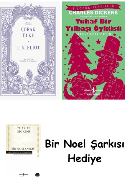 Çorak Ülke (Ciltli) + Tuhaf Bir Yılbaşı Öyküsü + Bir Noel Şarkısı