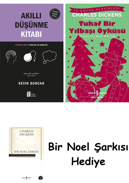 Akıllı Düşünme Kitabı + Tuhaf Bir Yılbaşı Öyküsü + Bir Noel Şarkısı