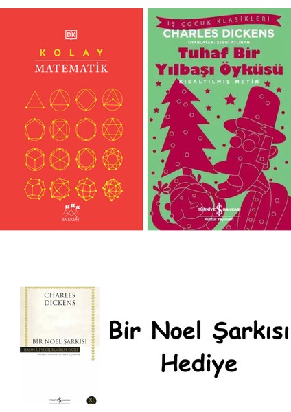 Kolay Matematik (Ciltli) + Tuhaf Bir Yılbaşı Öyküsü + Bir Noel Şarkısı
