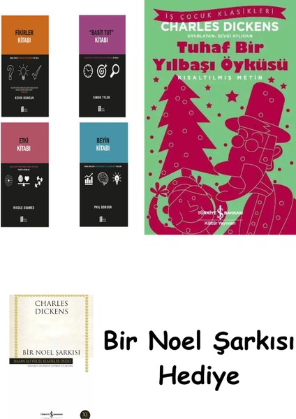 Pratik Başarı Dizisi (4 Kitap Set) + Tuhaf Bir Yılbaşı Öyküsü + Bir Noel Şarkısı
