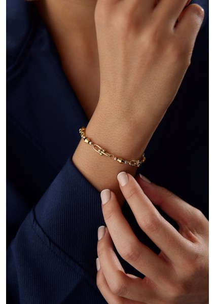 14 Ayar Altın Mariner Modern Bileklik