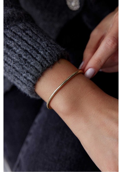 14 Ayar Altın Esnek Balık Sırtı Bileklik fiyatları