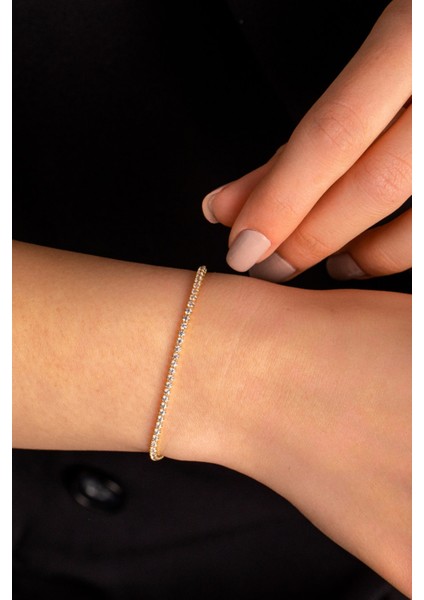 14 Ayar Altın Su Yolu Bileklik modelleri