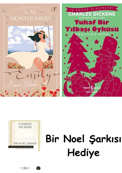 Emily Başarı Yolunda (Ciltli) + Tuhaf Bir Yılbaşı Öyküsü + Bir Noel Şarkısı