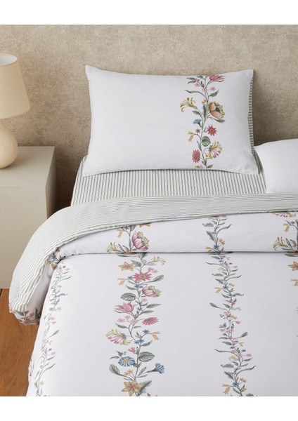 Fioreline Dijital Baskılı Kolay Ütülenir Tek Kişilik Nevresim Takımı 160X220 cm Yeşil-Sarı fiyatları