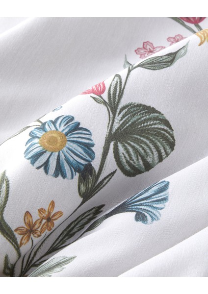 Fioreline Dijital Baskılı Kolay Ütülenir Tek Kişilik Nevresim Takımı 160X220 cm Yeşil-Sarı indirimleri